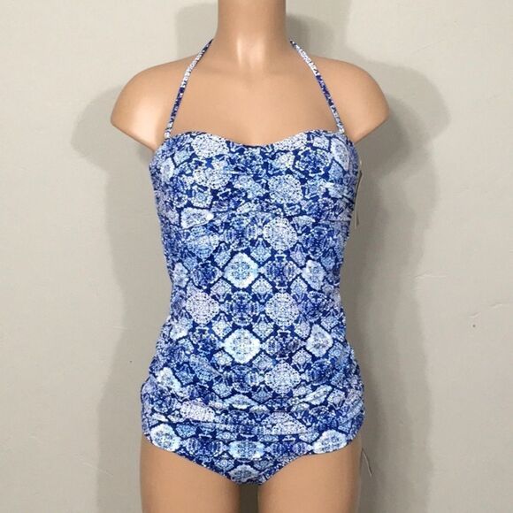 Lauren Ralph Lauren twist tankini set. - Picture 2 of 15